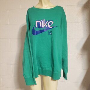 Kelly Green and Punk 3X Nike Sweatshirt